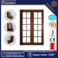 New Design Energy Saving Low-E Tempered Glazed Wood Door Pictures